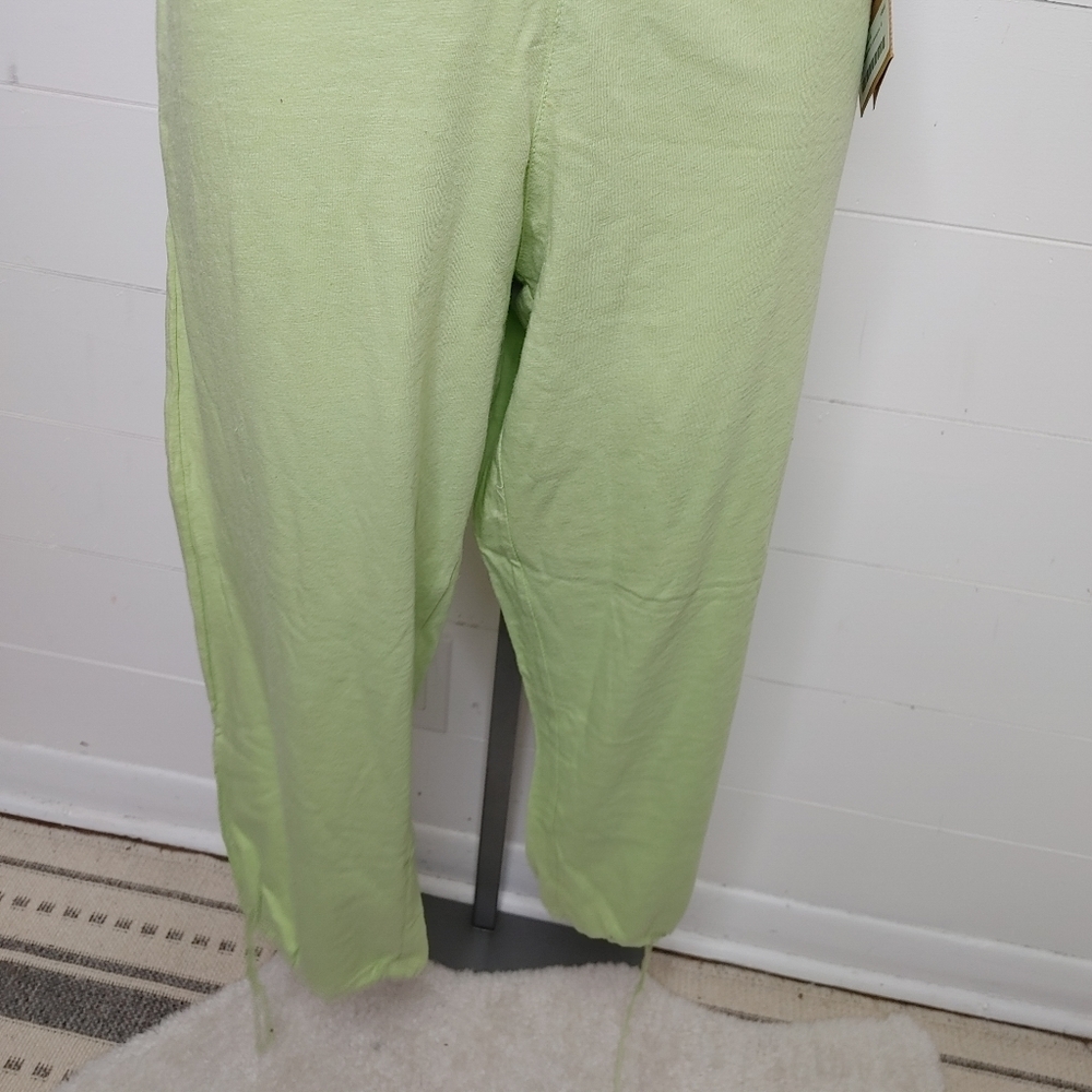The Earth Collection 100% cotton lime green pants XL - Picture 4 of 10
